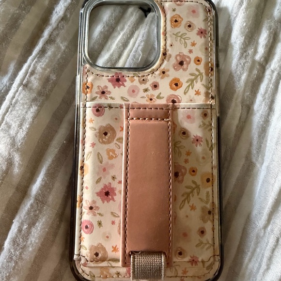 Walli Floral Phone Case with Card Holder - Picture 1 of 2